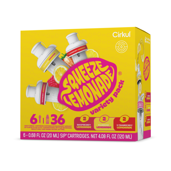 Cirkul Squeeze Lemonade® 6-Pack Variety Pack