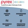 Pyrex Pyrex® Simply Store® Tinted 10-piece Round Storage Set with Blue Plastic Lids