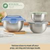 Pyrex Pyrex® 6-piece Stainless Steel Mixing Bowl Set