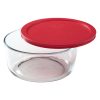 Pyrex Pyrex® Simply Store® 7-cup Glass Food Storage Container with Red Lid